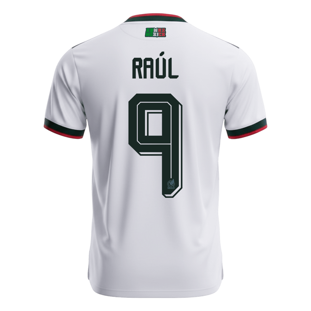 RAÚL #9 Mexique Extérieur Maillot 2026 Blanc