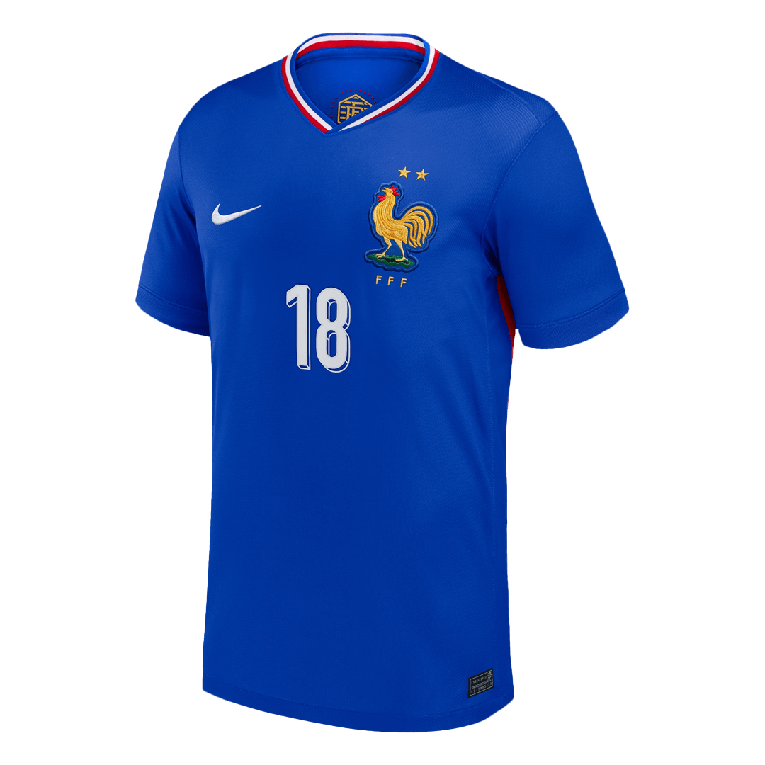 NKUNKU #18 France Domicile Maillot 2024 Bleu