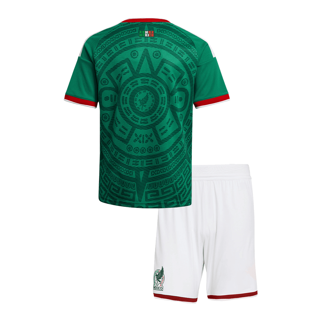 Mexique Domicile Maillot Kit 2026 Enfant Vert