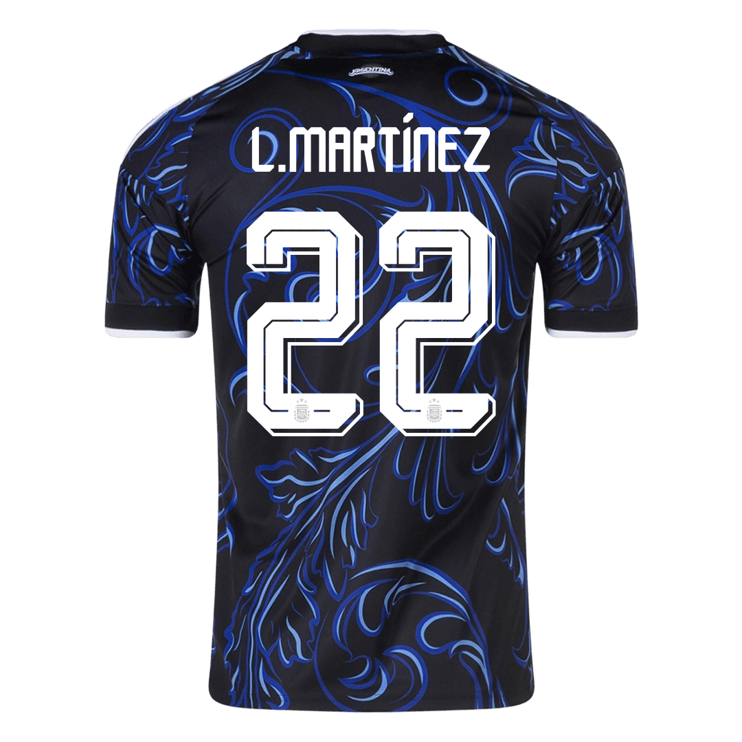 L. MARTÍNEZ #22 Argentine Extérieur Maillot 2026 Noir