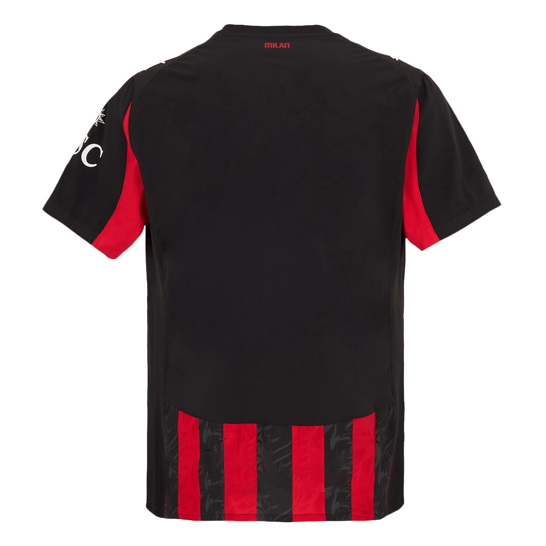 AC Milan Domicile Maillot 2025/26 Rouge&Noir Joueur