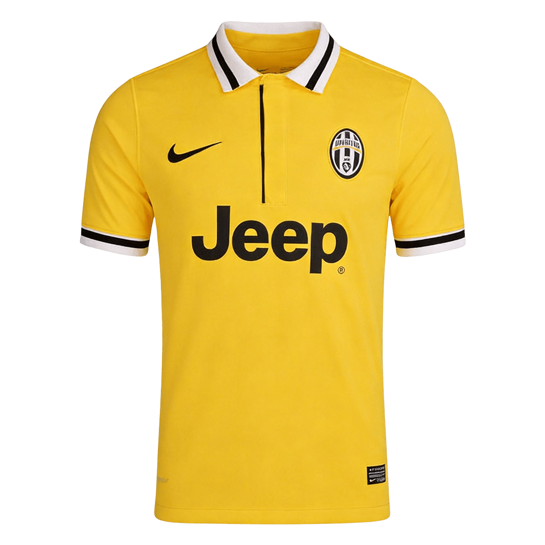 Retro PIRLO #21 Juventus Extérieur Maillot 2013/14 Jaune