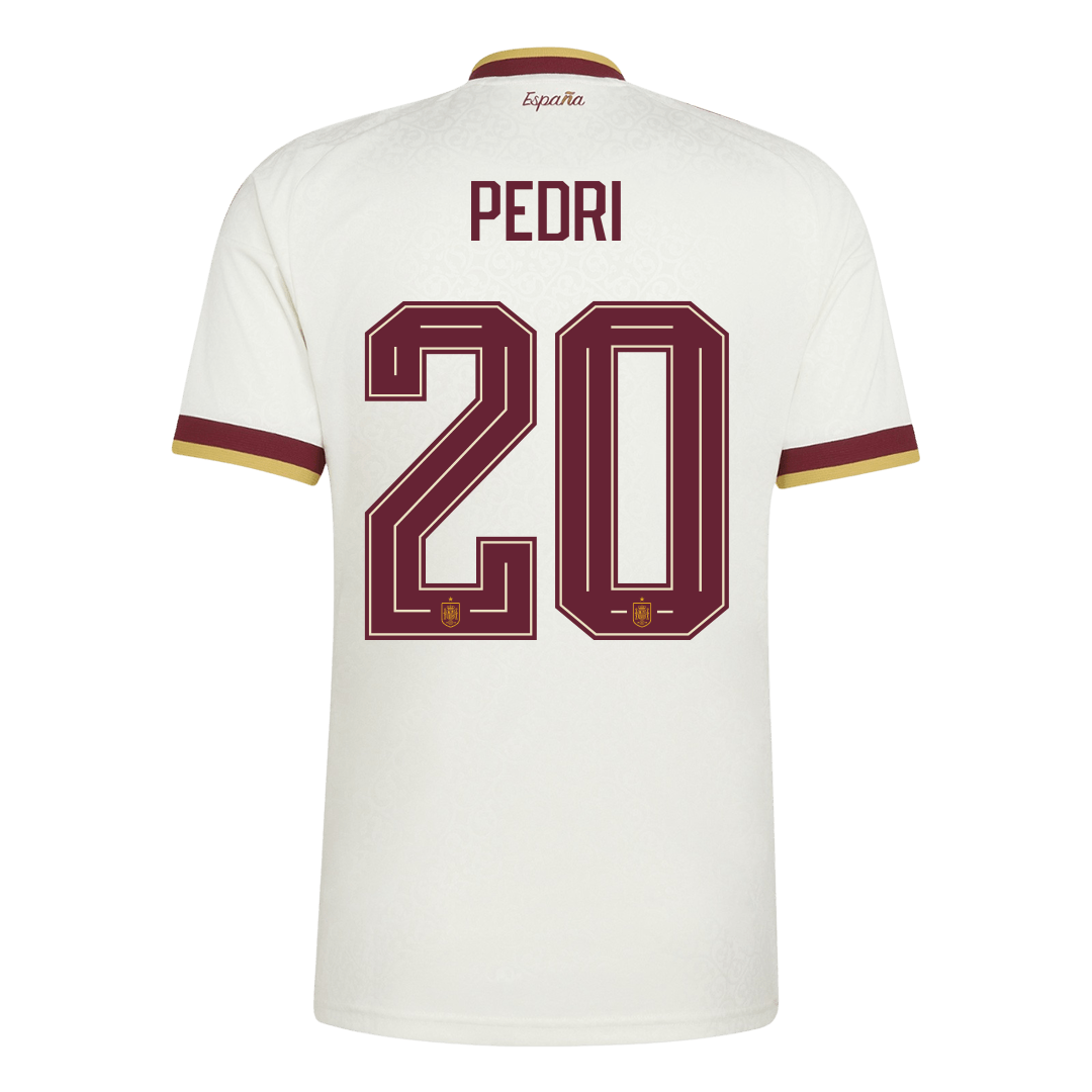PEDRI #20 Espagne Extérieur Maillot 2026 Blanc