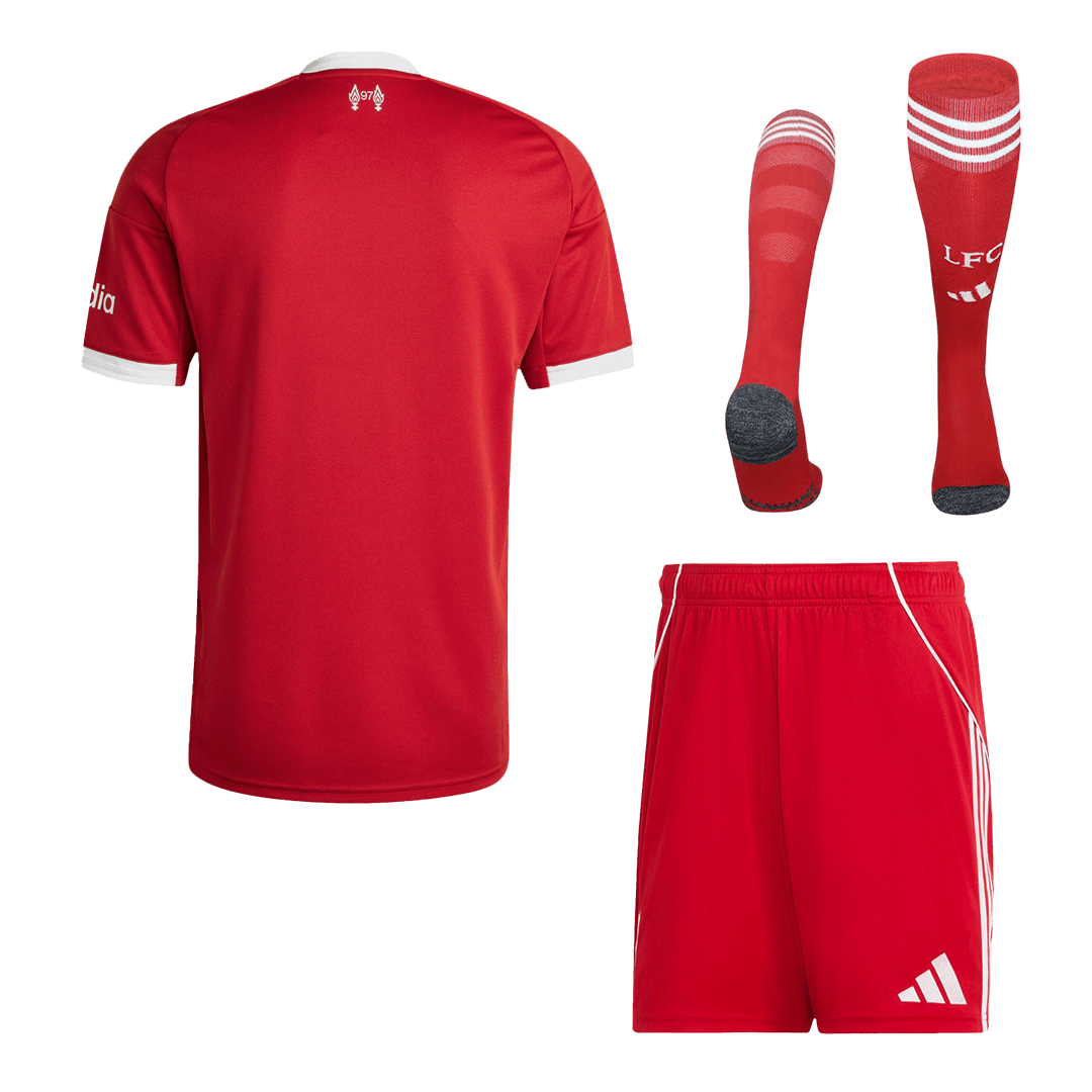Liverpool Domicile Maillot Kit 2025/26 Rouge
