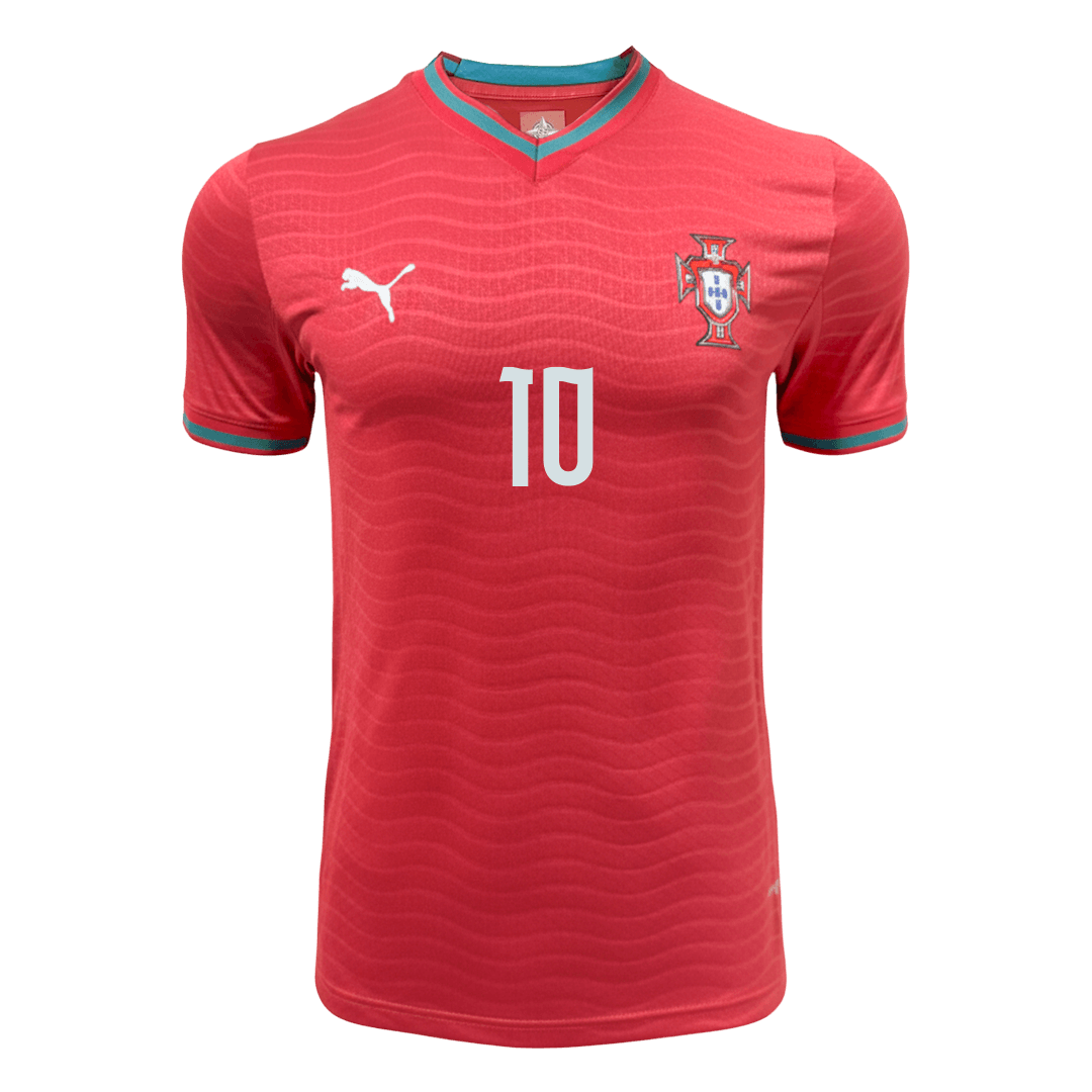 BERNARDO #10 Portugal Domicile Maillot 2026 Rouge Joueur