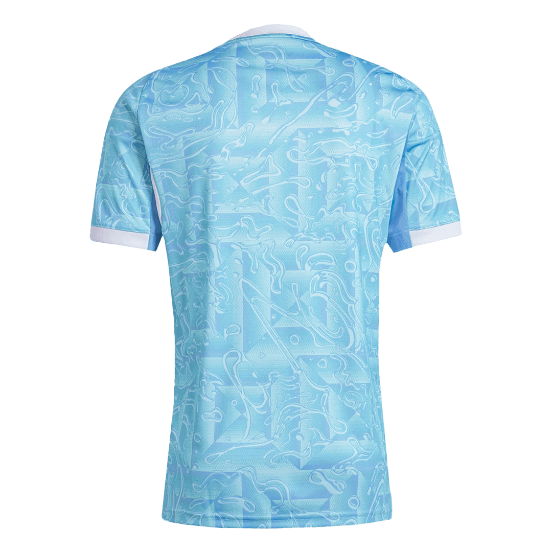 Juventus Extérieur Maillot 2025/26 Bleu Grande Taille