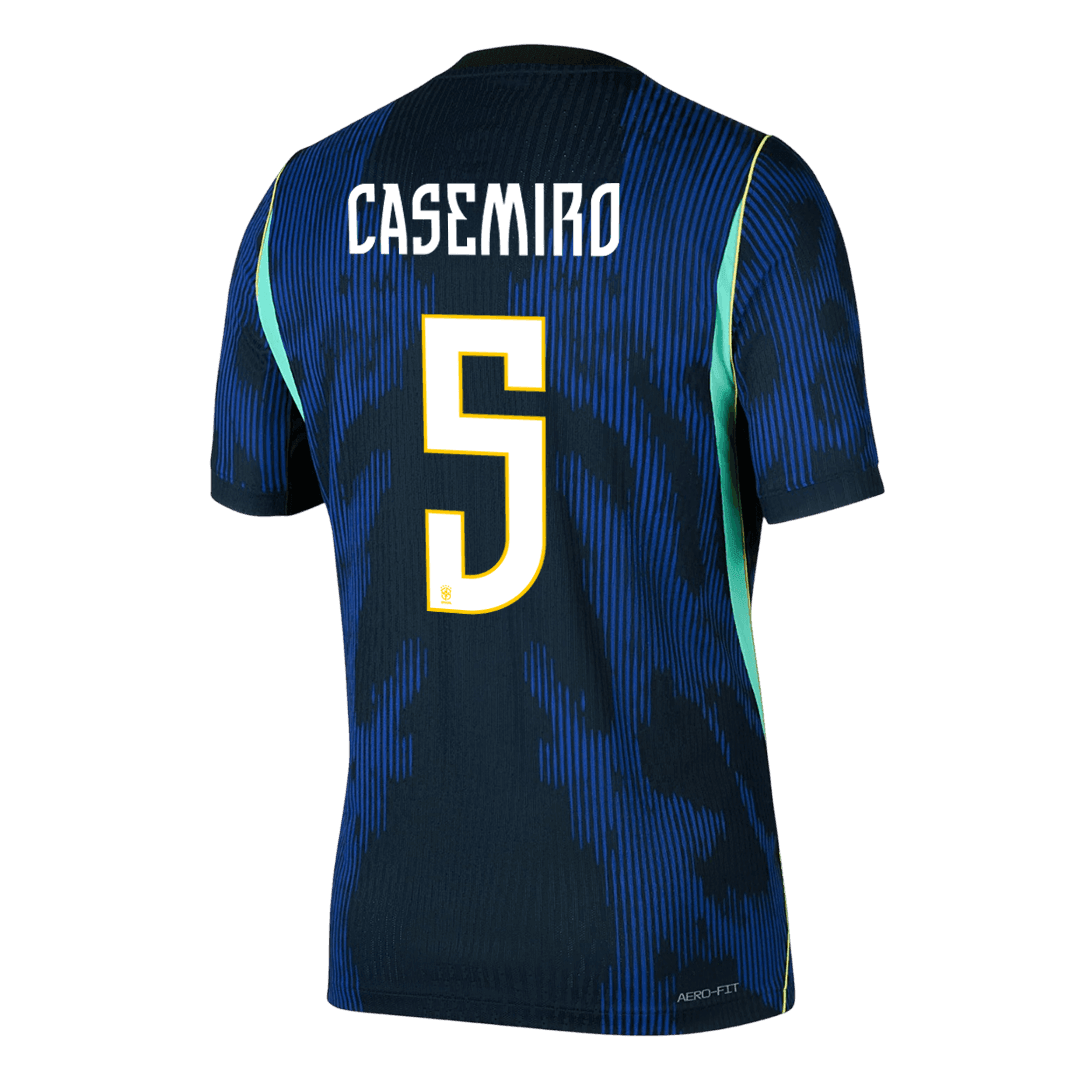CASEMIRO #5 Brésil Extérieur Maillot 2026 Bleu marine Joueur