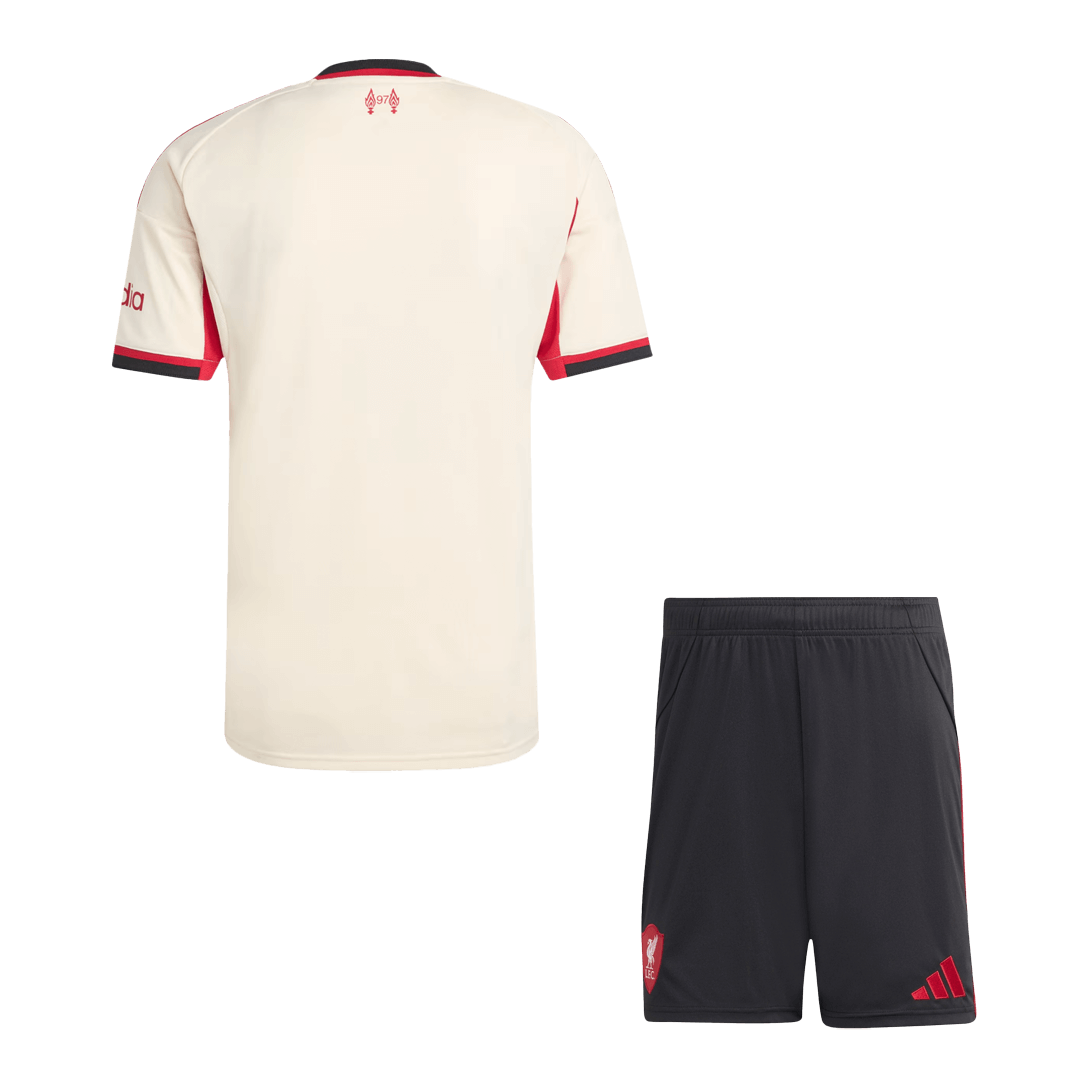 Liverpool Extérieur Maillot Kit 2025/26 Blanc