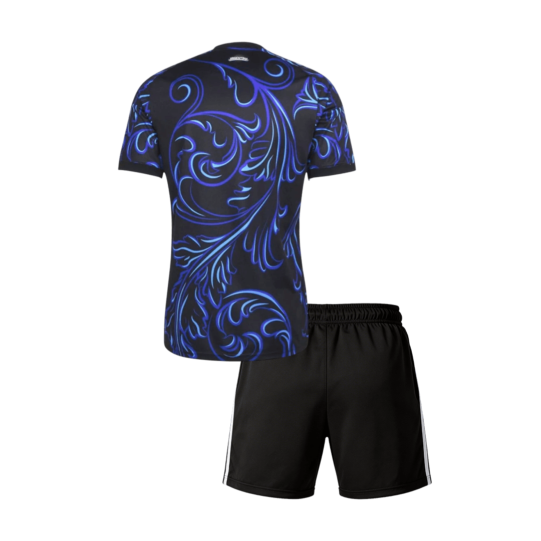 Argentine Extérieur Maillot Kit 2026 Enfant Noir