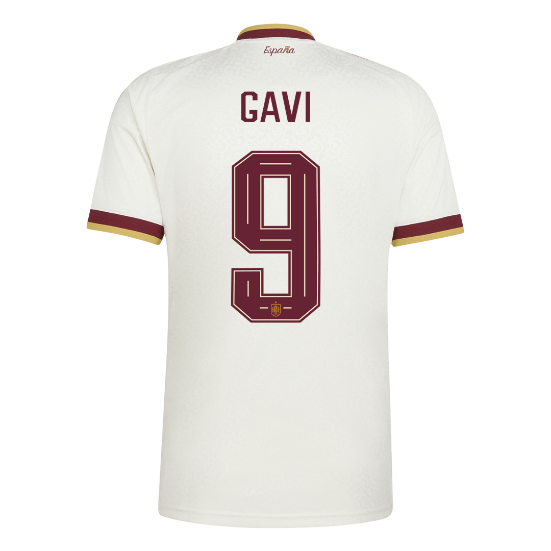 GAVI #9 Espagne Extérieur Maillot 2026 Blanc