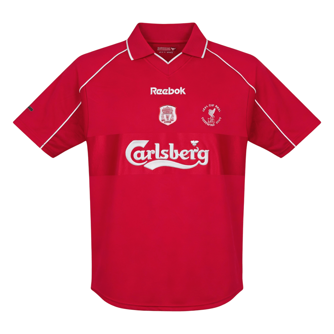 Retro Liverpool Domicile Maillot 2000/01 Rouge