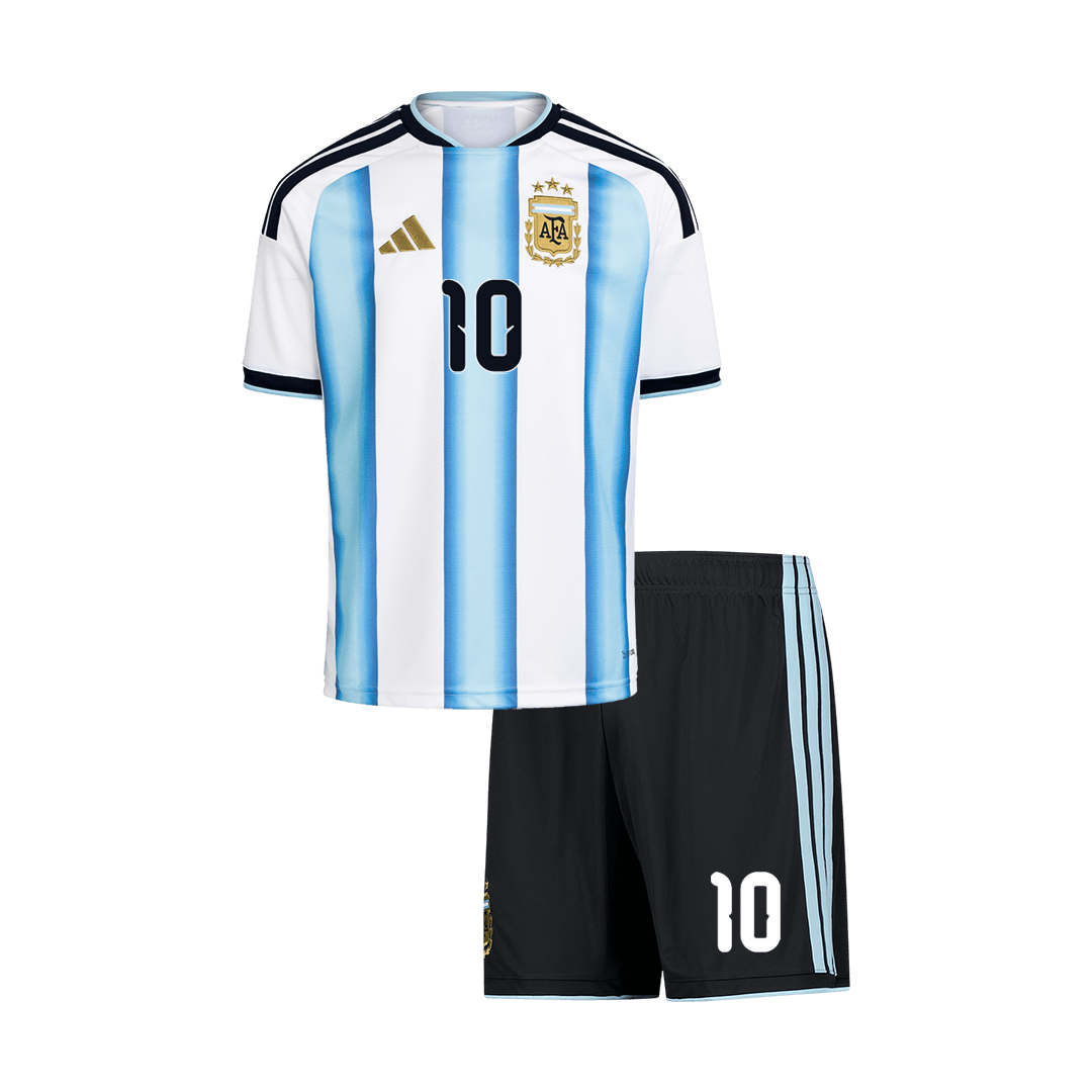 MESSI #10 Argentine Domicile Maillot Kit 2026 Enfant Blue&White - Super