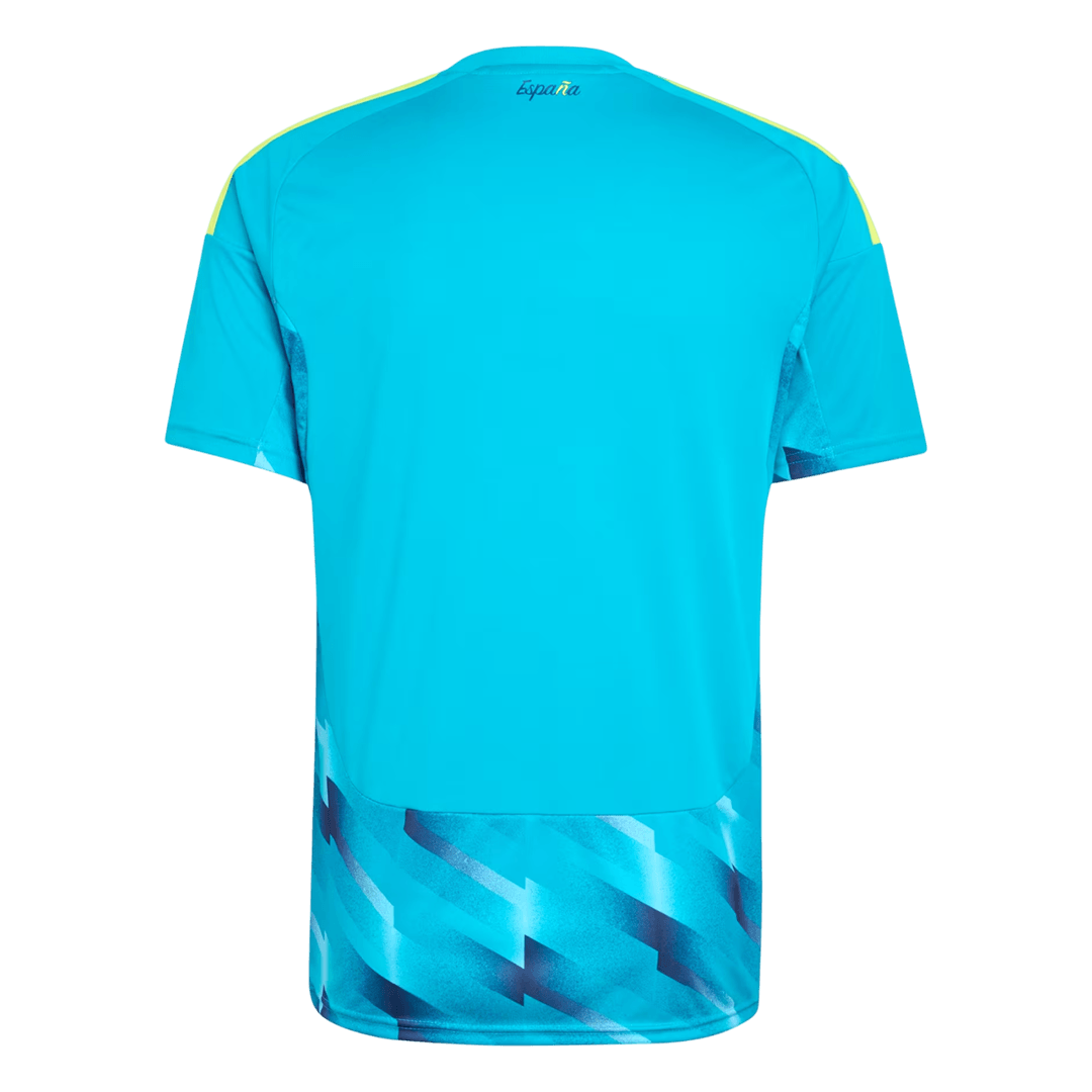 Espagne Gardien Maillot 2026 Bleu Grande Taille