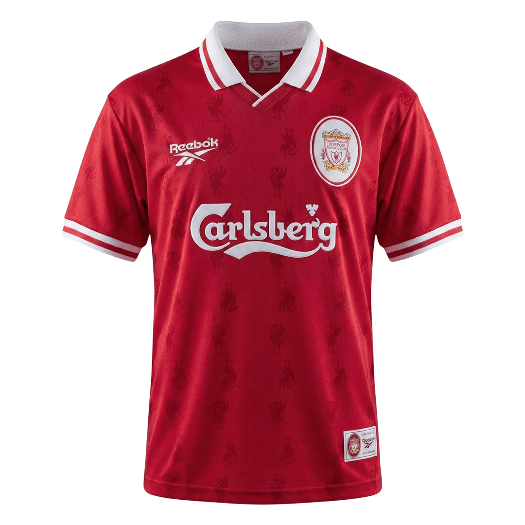 Retro Liverpool Domicile Maillot 1996/97 Rouge