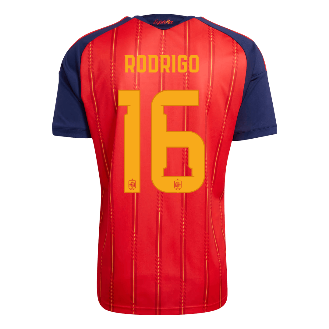 RODRIGO #16 Espagne Domicile Maillot 2026 Rouge - Super