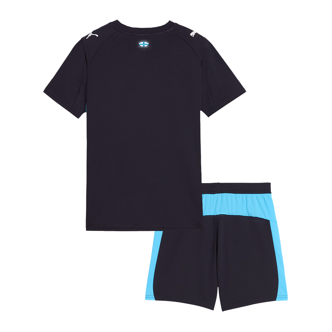 Olympique de Marseille Extérieur Maillot Kit 2025/26 Enfant Bleu marine