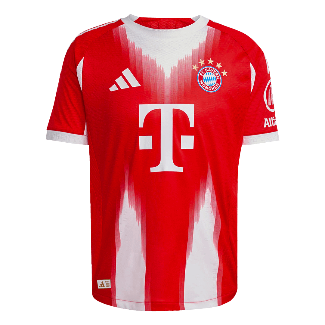 LUIS DÍAZ #14 Bayern Munich Domicile Maillot 2025/26 Rouge Joueur