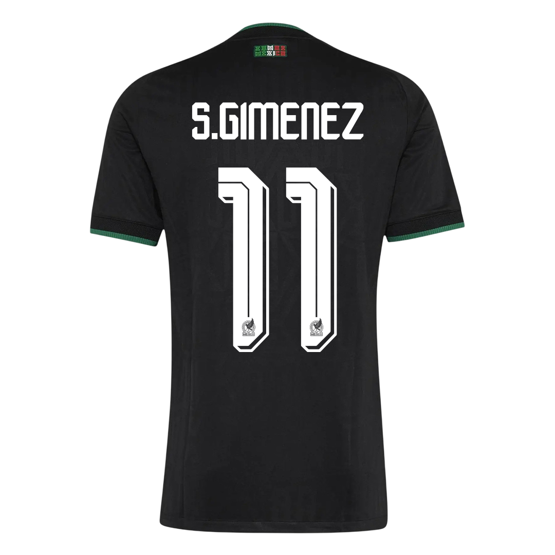 S.GIMENEZ #11 Mexique Third Maillot 2026 Noir Joueur