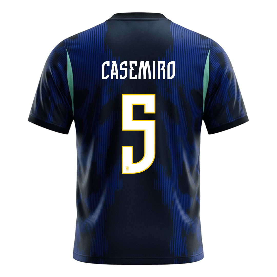 CASEMIRO #5 Brésil Extérieur Maillot 2026 Bleu marine