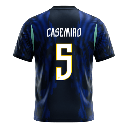CASEMIRO #5 Brésil Extérieur Maillot 2026 Bleu marine