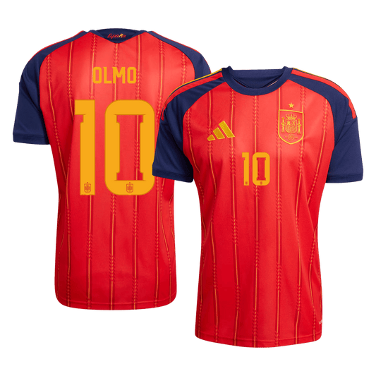 OLMO #10 Espagne Domicile Maillot 2026 Rouge - Super