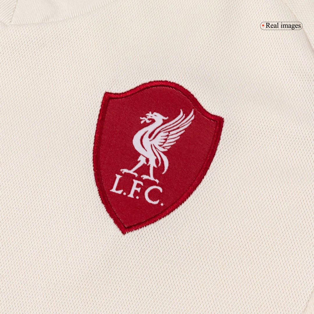 Liverpool Extérieur Maillot Kit 2025/26 Enfant Blanc