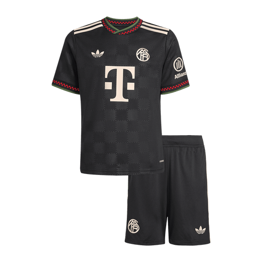 Bayern Munich Third Maillot Kit 2025/26 Enfant Noir