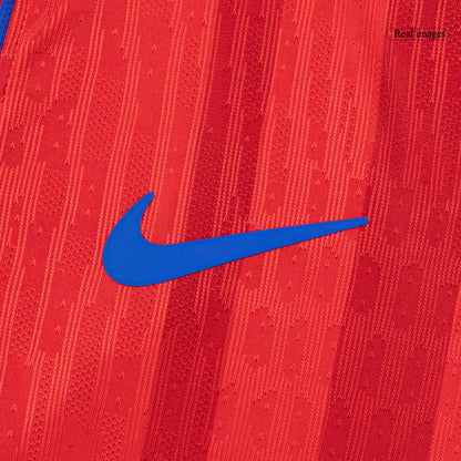 Les Parisiens Third Maillot 2025/26 Rouge Joueur Grande Taille