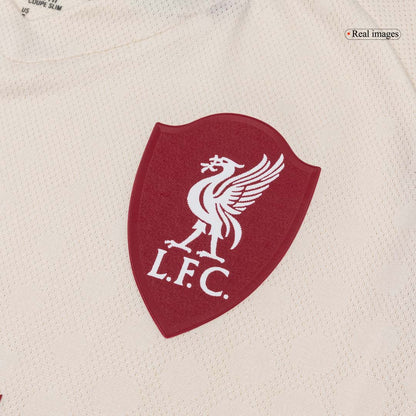 Liverpool Extérieur Maillot 2025/26 Blanc Joueur