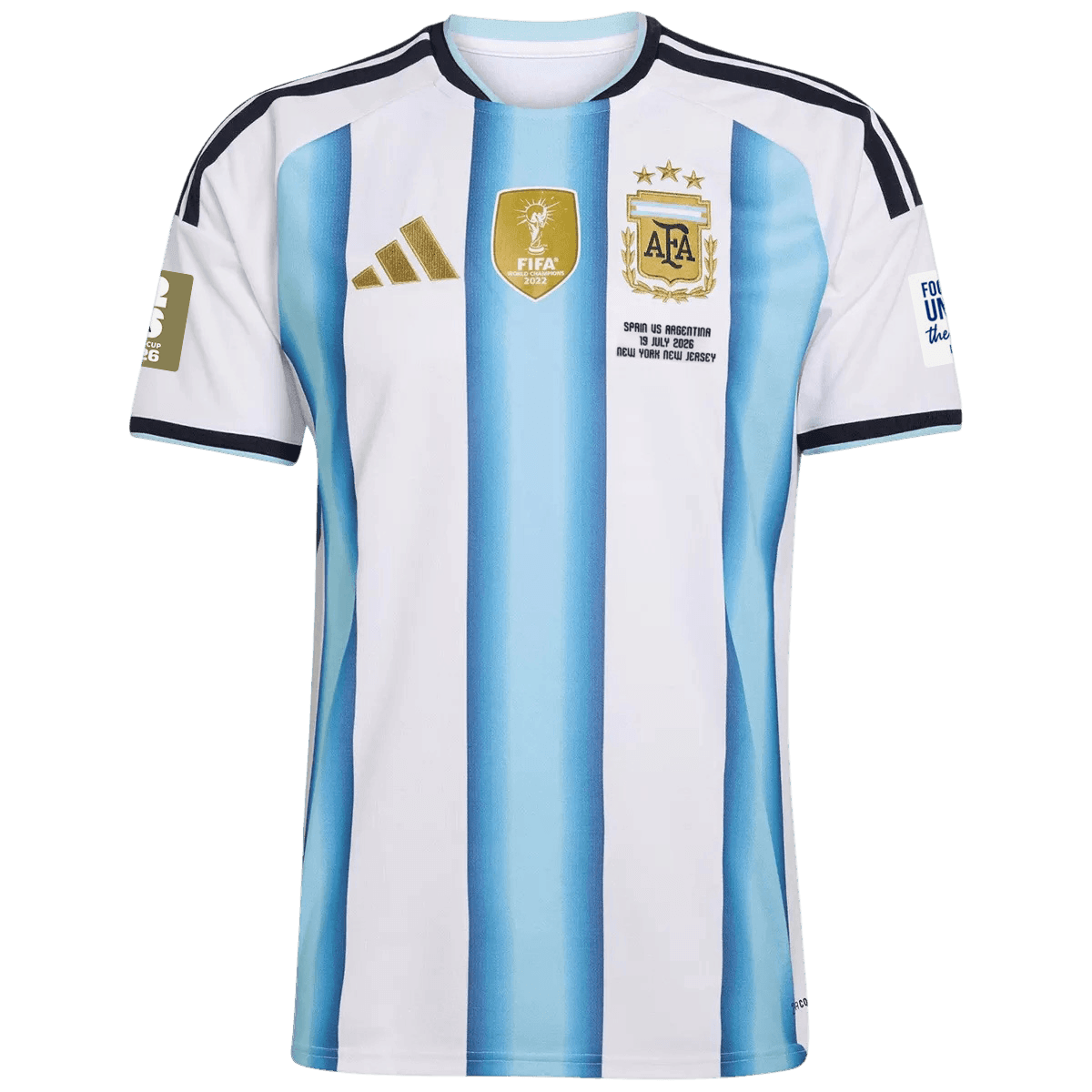 Argentine Domicile Maillot 2026 Blue&White Joueur