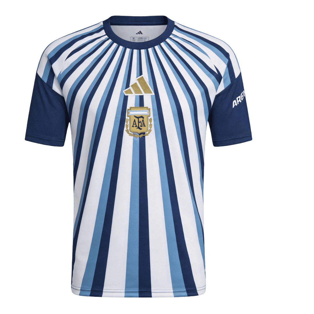 Argentine Pre-Match Maillot 2026 Bleu marine Grande Taille