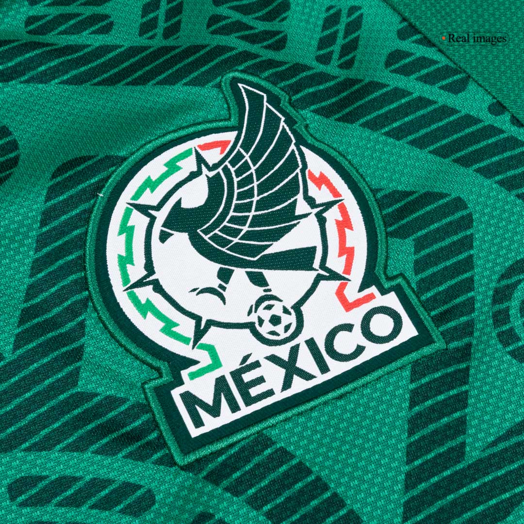 Raúl #9 Mexique Domicile Maillot 2026 Vert - Super