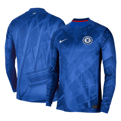 Chelsea Domicile Maillot Manches Longues 2025/26 Bleu
