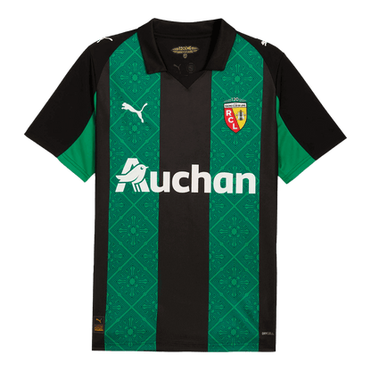 THAUVIN #10 RC Lens Extérieur Maillot 2025/26 Vert&noir