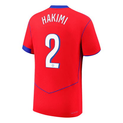 HAKIMI #2 Les Parisiens Third Maillot 2025/26 Rouge Joueur