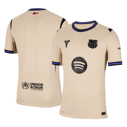 Barcelone Extérieur Maillot 2025/26 Jaune Joueur