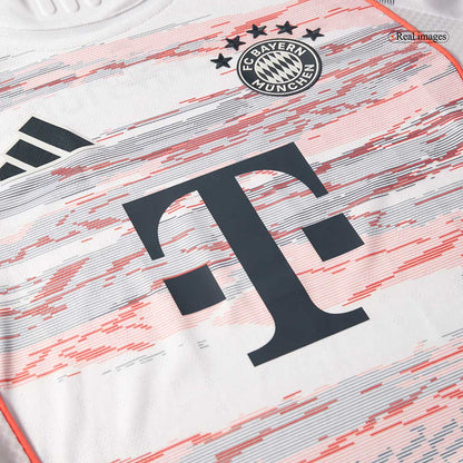 UPAMECANO #2 Bayern Munich Extérieur Maillot 2025/26 Blanc Joueur