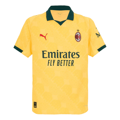 AC Milan Third Maillot 2025/26 Jaune Joueur
