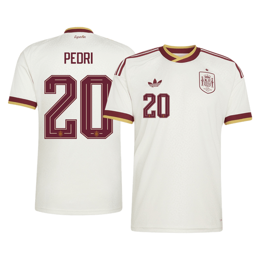 PEDRI #20 Espagne Extérieur Maillot 2026 Blanc