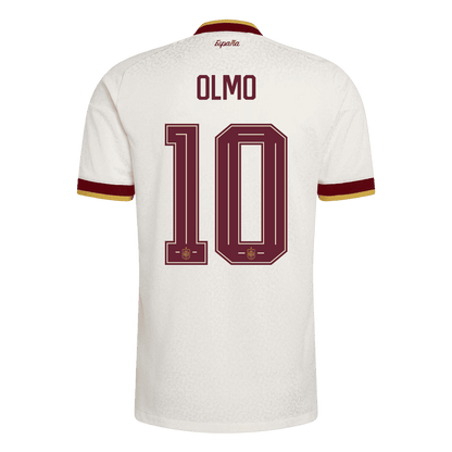 OLMO #10 Espagne Extérieur Maillot 2026 Blanc Joueur