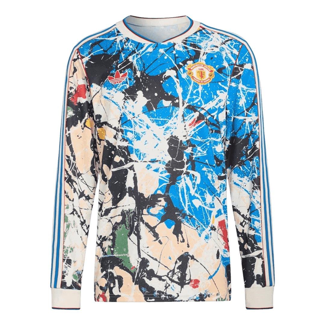 Manchester United Maillot Manches Longues 2025/26 Bleu