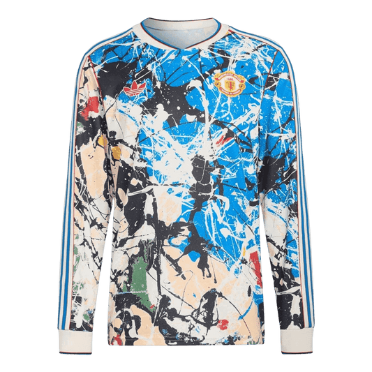 Manchester United Maillot Manches Longues 2025/26 Bleu
