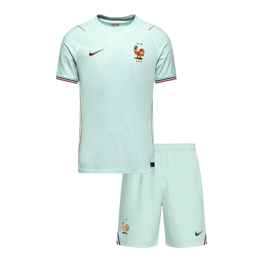 France Extérieur Maillot Kit 2026 Enfant Mint Green