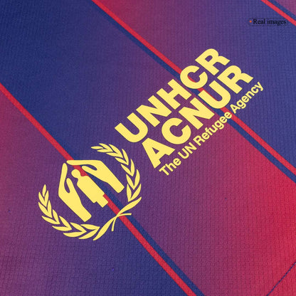 Men Barcelone Domicile Maillot Kit 2025/26 Rouge&Bleu - Super