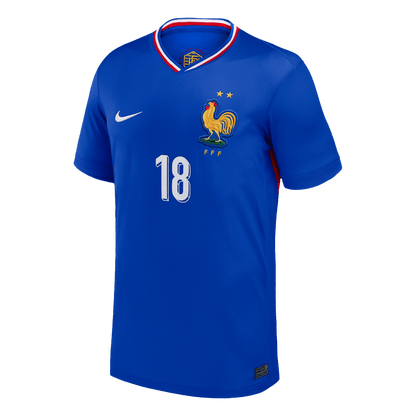 ZAIRE-EMERY #18 France Domicile Maillot 2024 Bleu