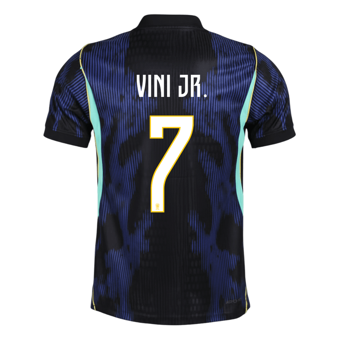 VINI JR. #7 Brésil Extérieur Maillot 2026 Bleu marine Joueur
