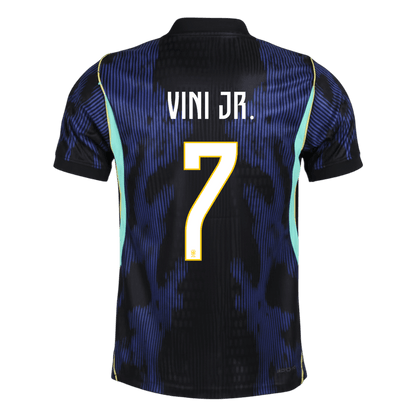 VINI JR. #7 Brésil Extérieur Maillot 2026 Bleu marine Joueur