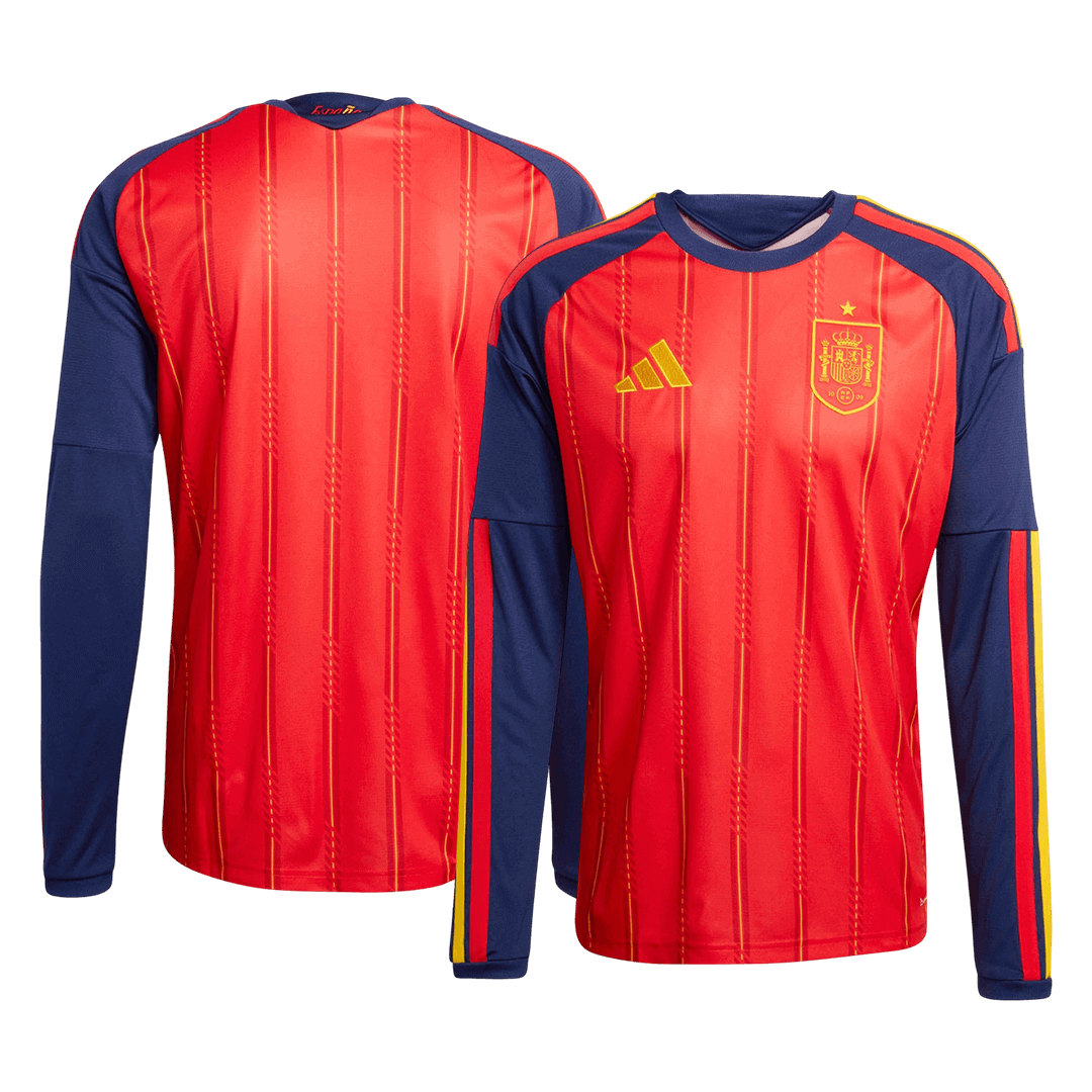 Espagne Domicile Maillot Manches Longues 2026 Rouge