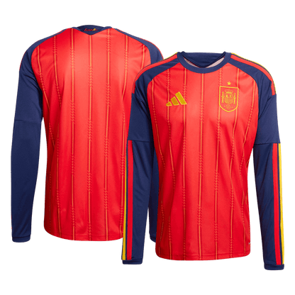Espagne Domicile Maillot Manches Longues 2026 Rouge