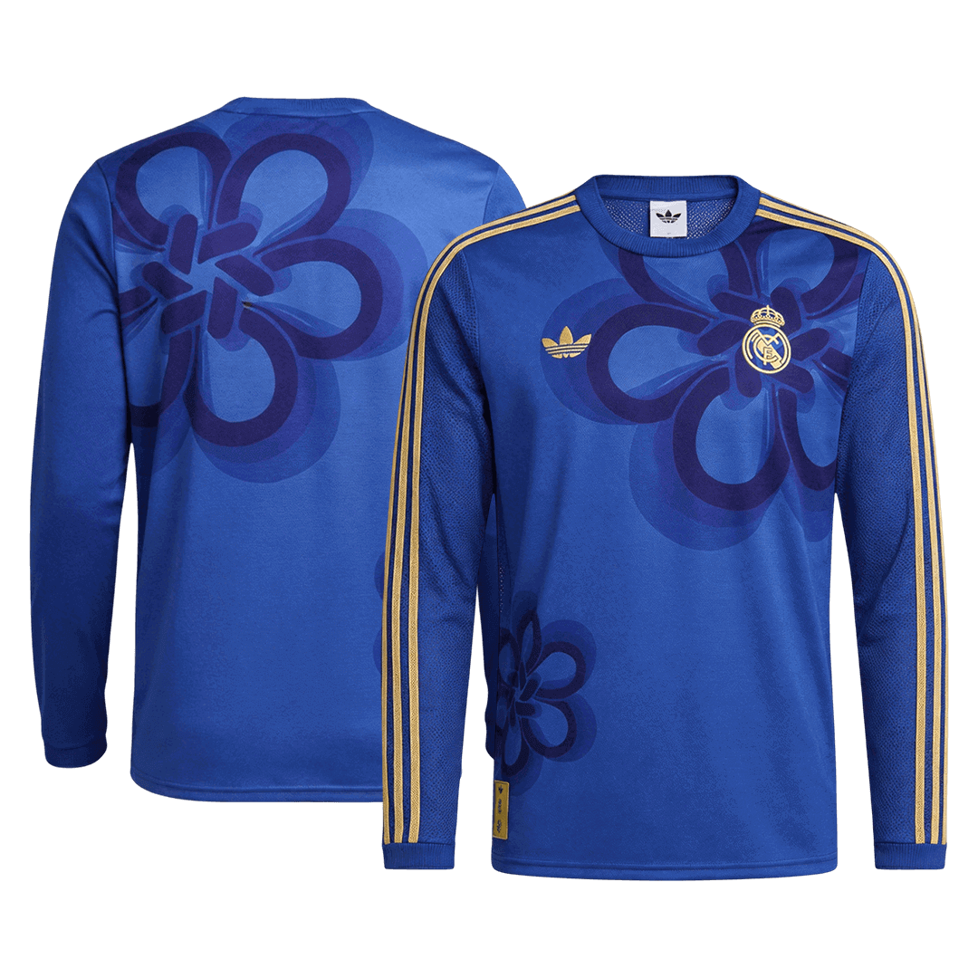 Real Madrid Maillot Manches Longues 2025/26 Bleu
